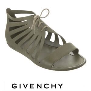 Givenchy Rubber Gladiator Sandals